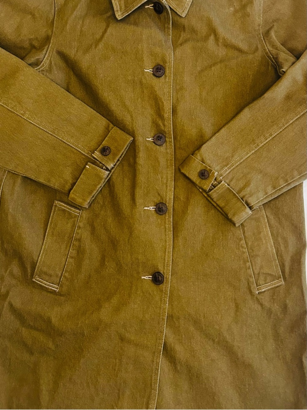 Vintage 1990’s Denim & Co. Women’s Trench Coat - Picture 3 of 15